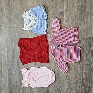 Lot of 3 Tops and 1 Sweater